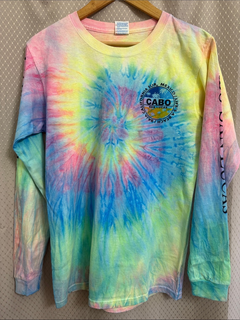 CABO Tie-Dye Long Sleeve Shirt - Multicolor